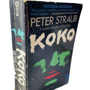 Koko by Peter Straub 1989 Paperback 1st Signet Printing Target Books Vintage
